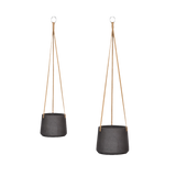 Hanging Patt Set Schwarz 2er Set – Freisteller Größen M und L