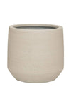 Pflanzkübel Harith Beige in Beton-Optik