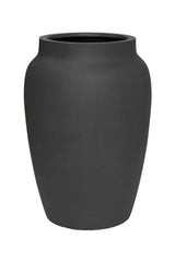 Hera Pflanzkübel Grau aus Fiberstone – freigestellt