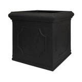 Jumbo Classic Pflanzkübel Schwarz aus Fiberstone – kleinere Ausführung freigestellt [mc]