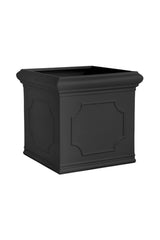 Jumbo Classic Pflanzkübel Schwarz aus Fiberstone – im Lifestyle-Setting