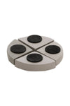 Pot Feet Untersetzer Beige Washed