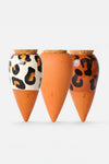 Trio Mini Ollas – Leoparden 3er-Set Keramik