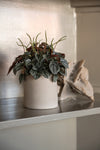 Blumentopf Sofia Beige aus glasierter Keramik