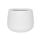 Mini Pax Pflanzkübel Matt Weiß aus Fiberstone – freigestellt