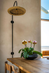 Tara Pflanzkübel Schwarz aus Fiberstone
