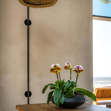 Tara Pflanzkübel Schwarz aus Fiberstone