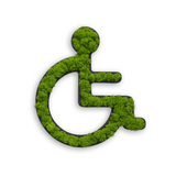 Islandmoos Piktogramm Toilettenrollstuhl Finestgreen [mc]
