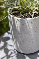 Suzi Grey Washed Pflanzkübel Grau – Lifestyle-Aufnahme
