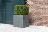 Block Pflanzkübel Grau aus Fiberstone