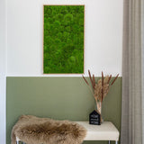 Moosbild Ballenmoos 100x60 cm Finestgreen 